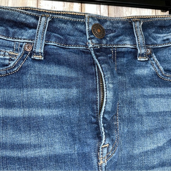 American Eagle Denim High Rise Mini Skirt - Picture 3 of 8